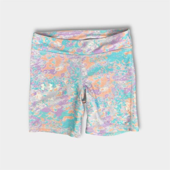 Under Armour Other - Under Armour Girls Heat Gear Printed Bike Shorts
